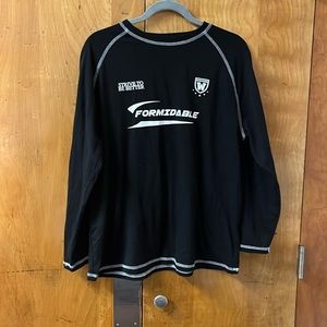 Black long sleeve top